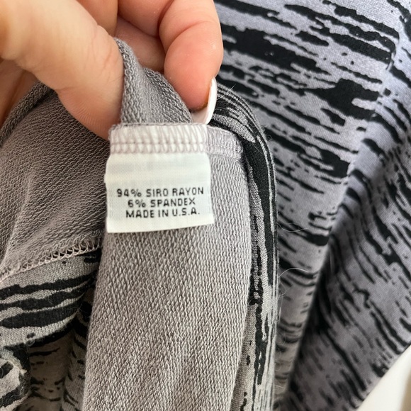 Bryn Walker Black and Gray Maxi Dress Size L - Picture 10 of 11